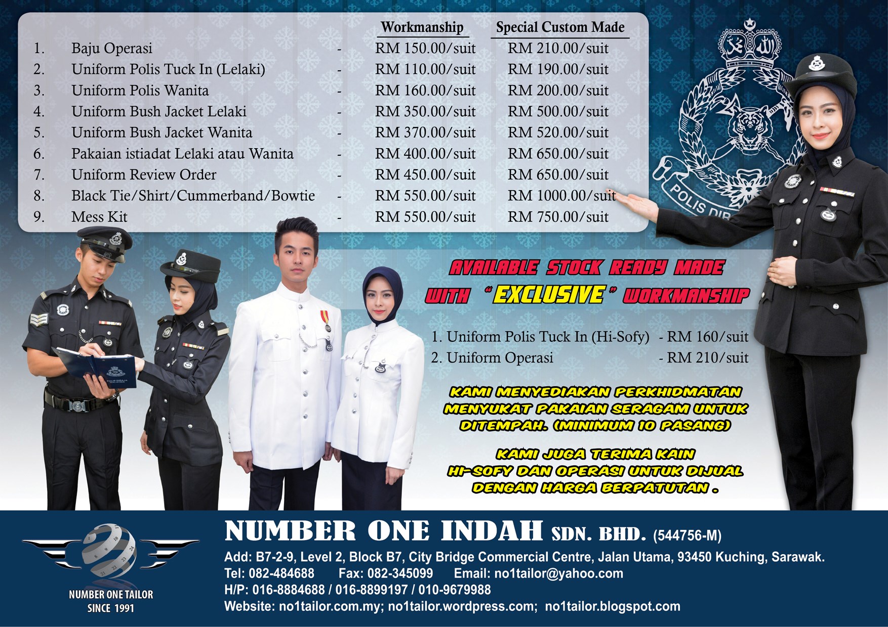Looking for PDRM uniform/... - Number One Tailor Malaysia