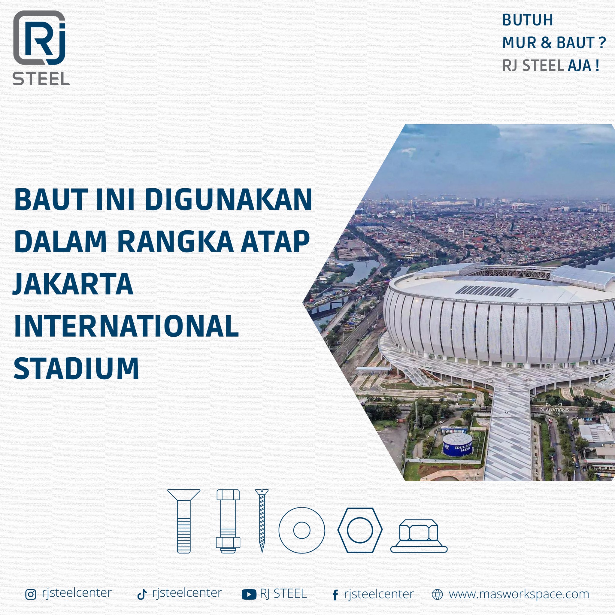 RJ STEEL - Sudah tau belum baut yang di pakai pada rangka...