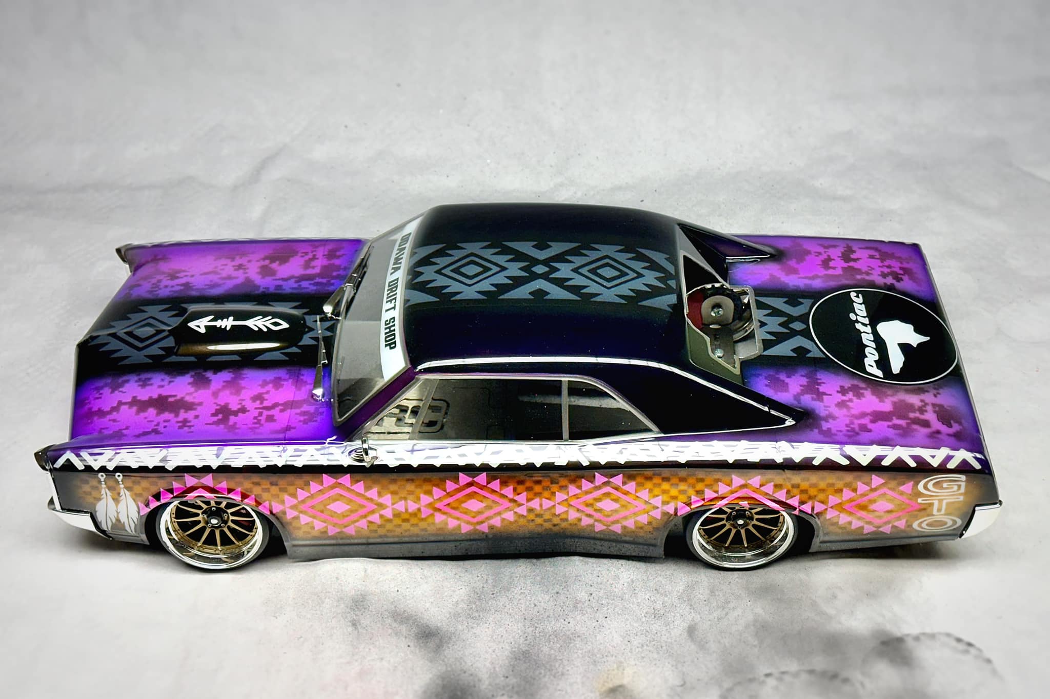 Kyosho Fazer body 1967 Pontiac GTO for „chieftain“ drift car 😋