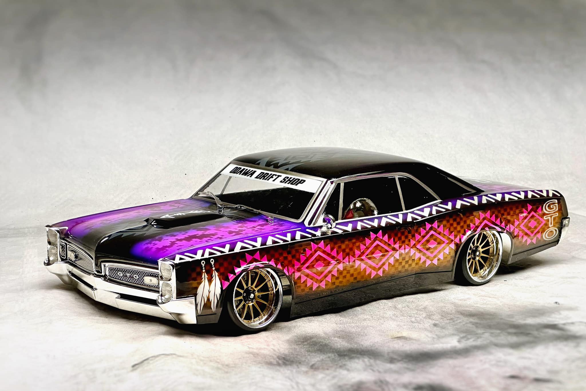 Kyosho Fazer body 1967 Pontiac GTO for „chieftain“ drift car 😋