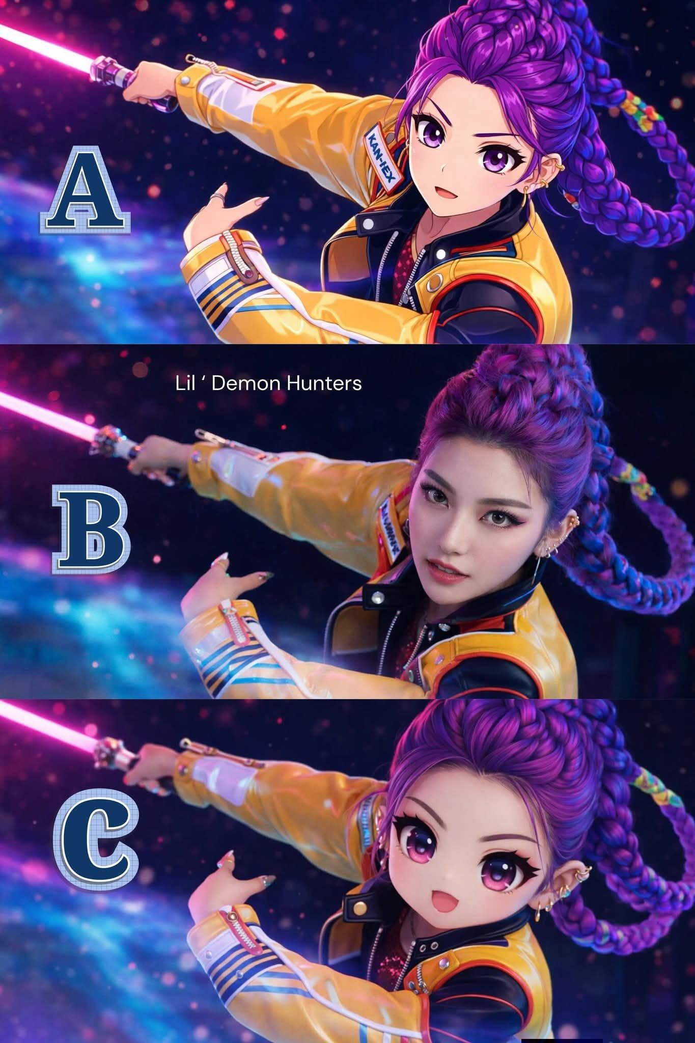 Rumi!! I like the Chibi Style! A-Anime B-Real C- Chibi Style 
