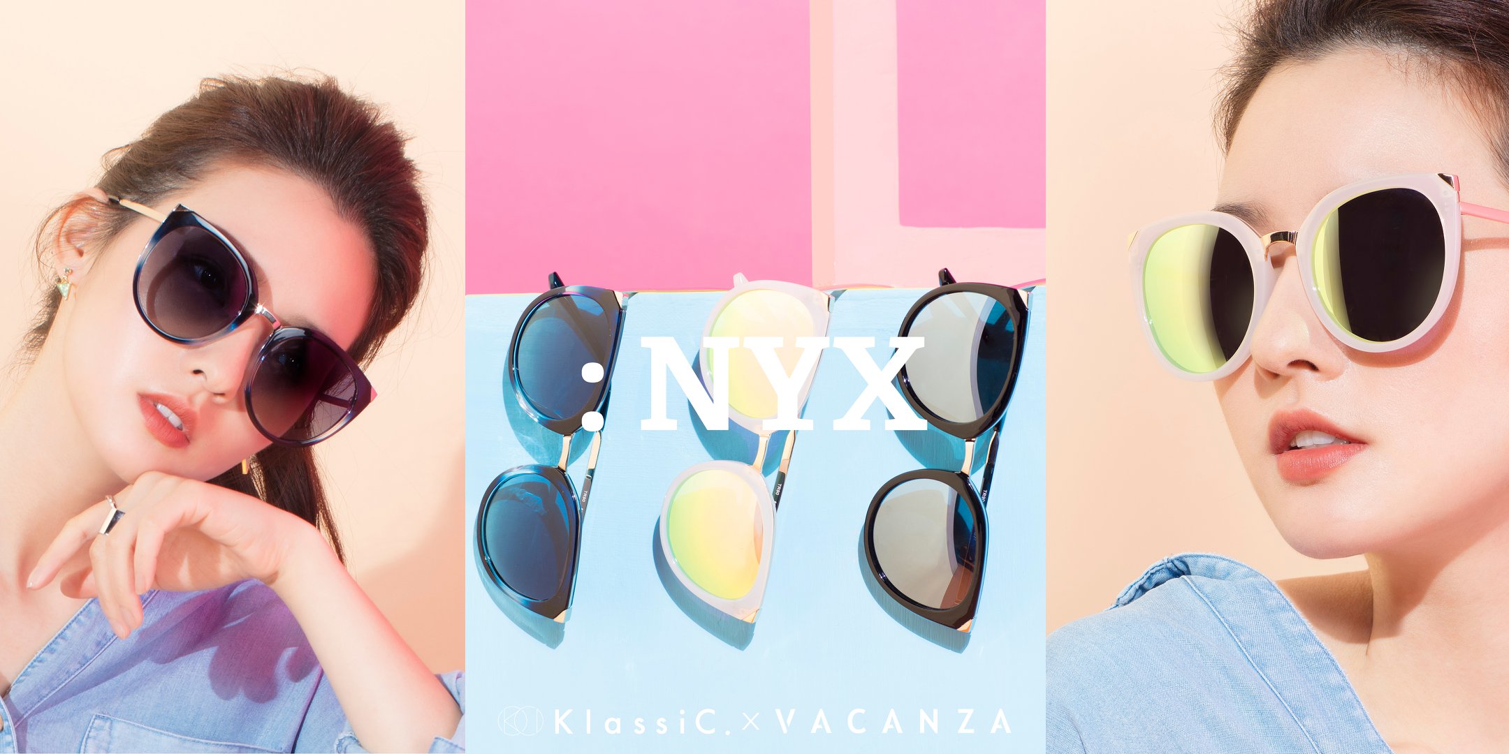 Klassic 夏美新浪潮聯名墨鏡 Nyx Klassic X Vacanza Facebook