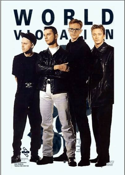 Depeche Mode 1985 Japan tour poster