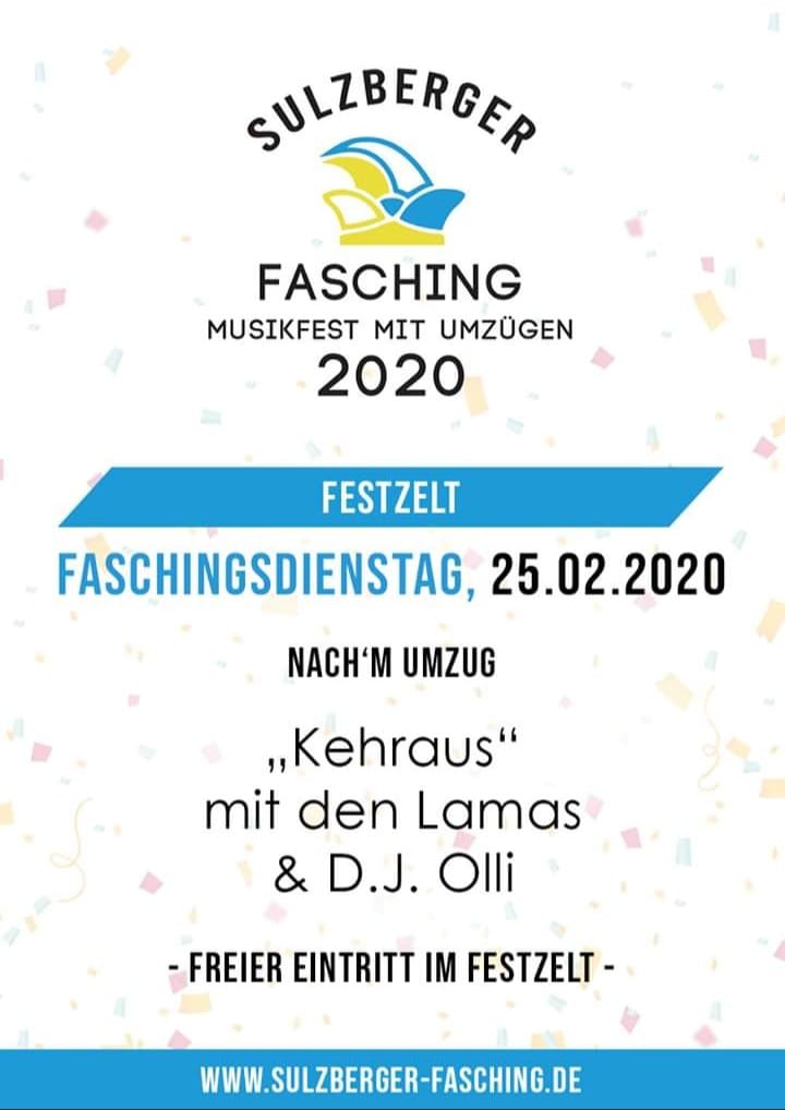 Sulzberger Faschingsumzug 2020 Home Facebook