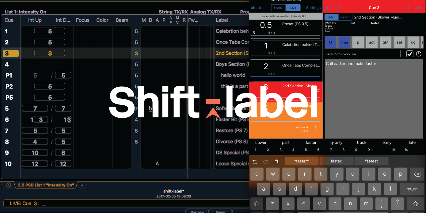 Shift Label