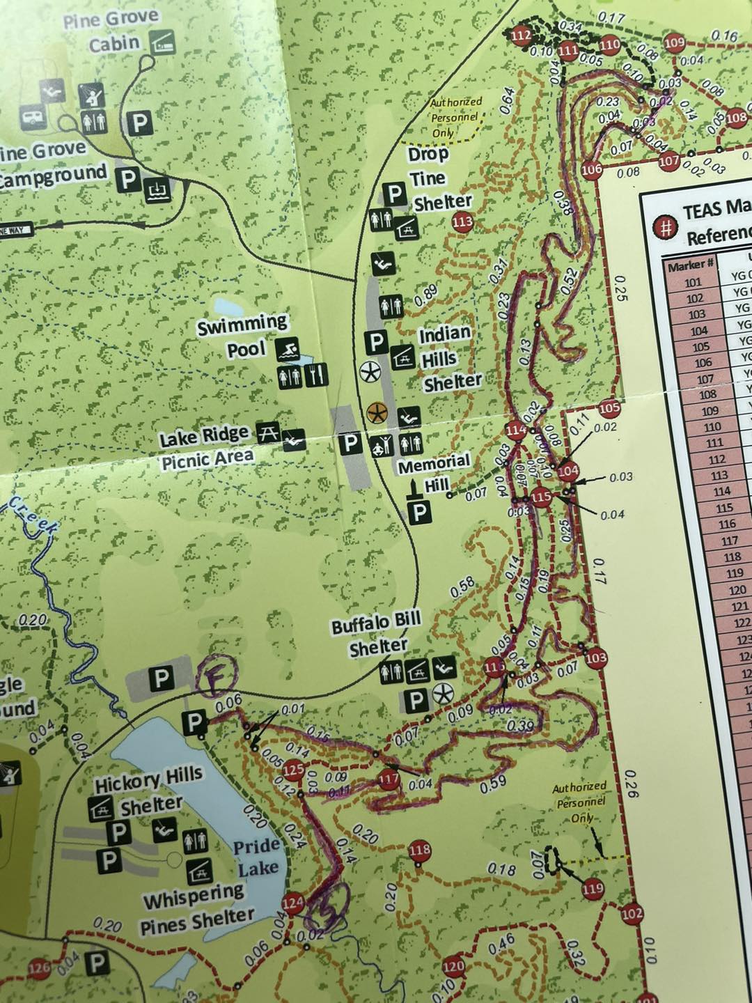 Map of the Scott County Park race... - Iowa City MTB Club