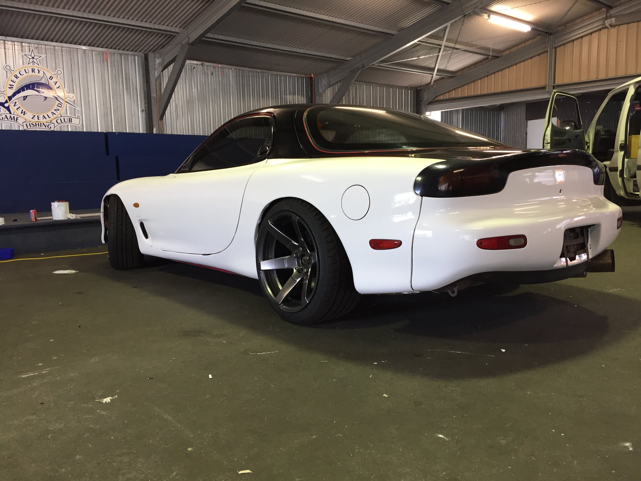 SJC Industries - Mazda Rx7 Full Facelift Wrapped In Two... | Facebook