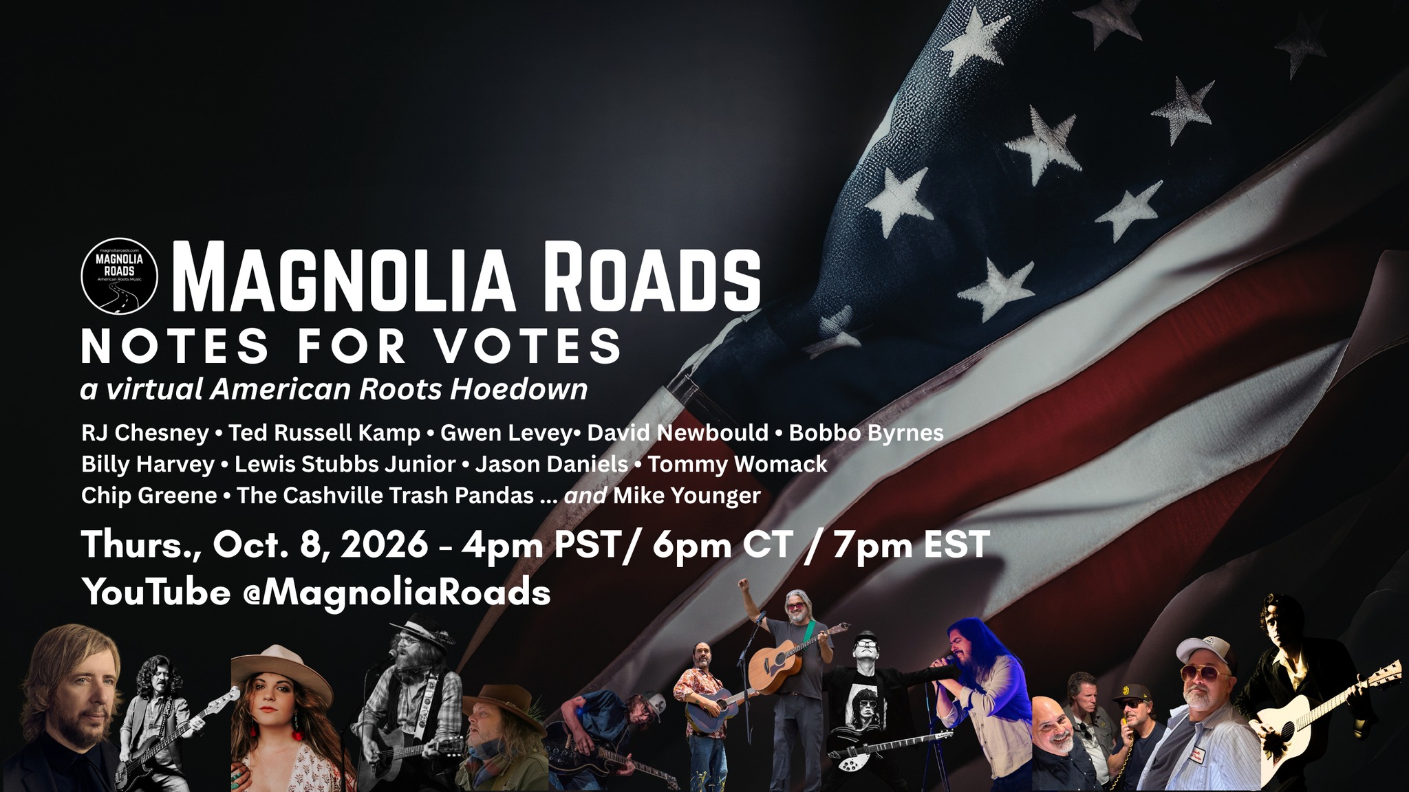 Magnolia Roads Notes For Votes ~ a virtual American Roots Hoedown