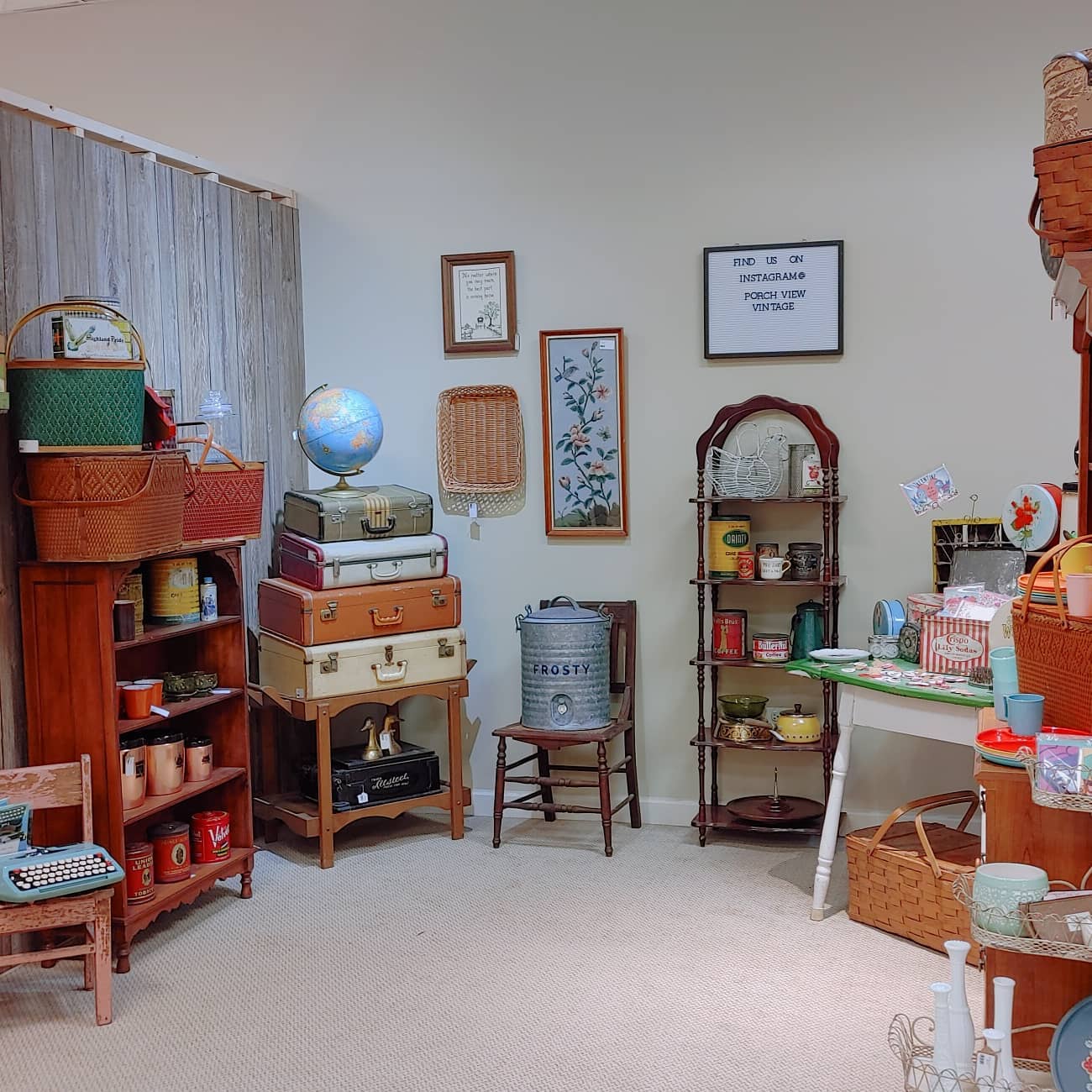New booth location at @rusticfoxhome... - Porch View Vintage