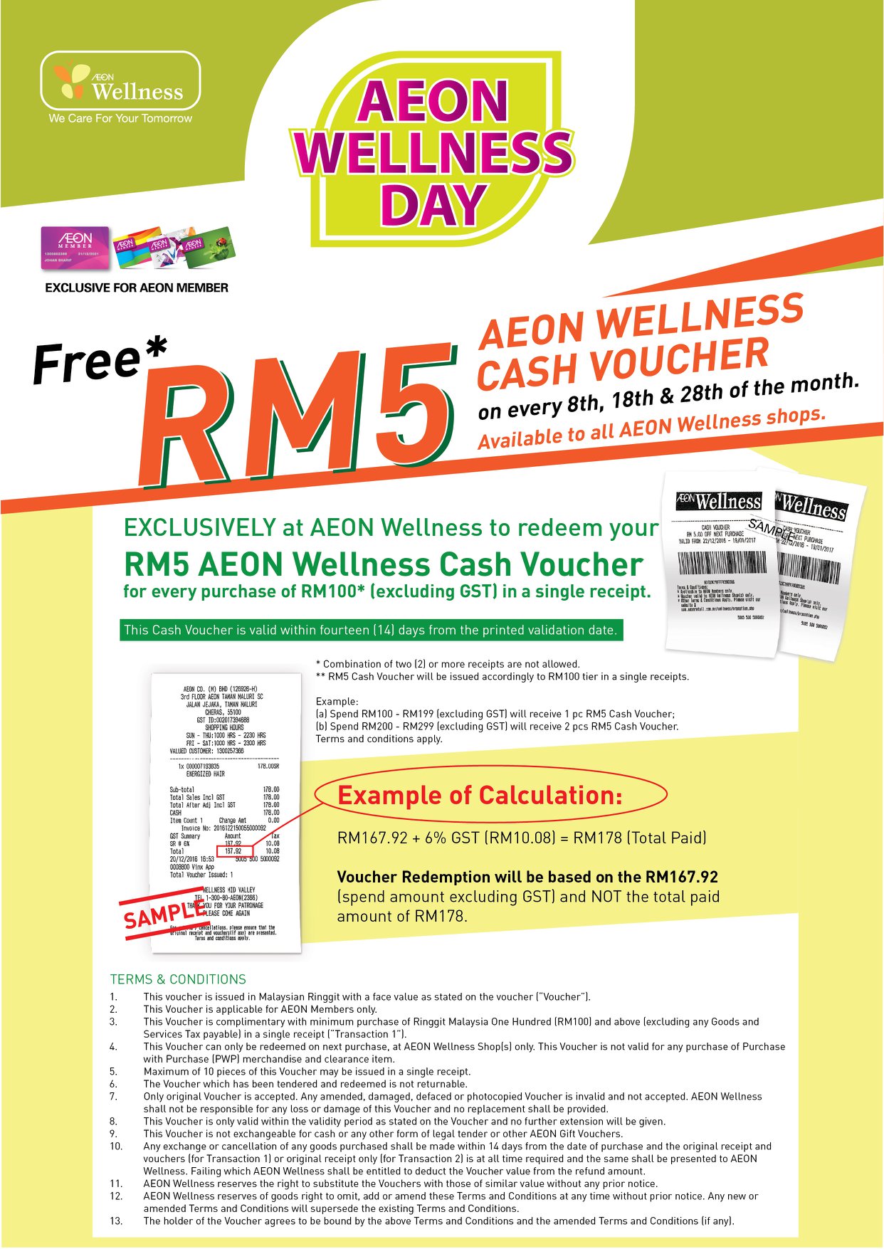 Join Us Every On Every 8th 18th Aeon Retail Malaysia Facebook