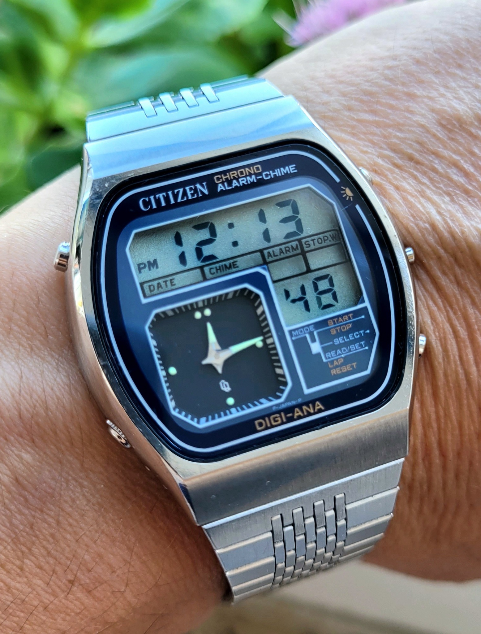 Good morning with an 80's Citizen Independent ana-digi 8987-l19273