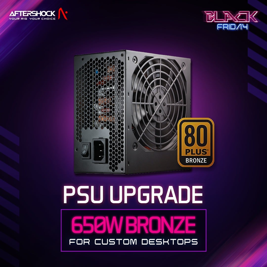AFTERSHOCK PC - 🔥🔥🔥Our BLACK FRIDAY CYBER MONDAY promo is...