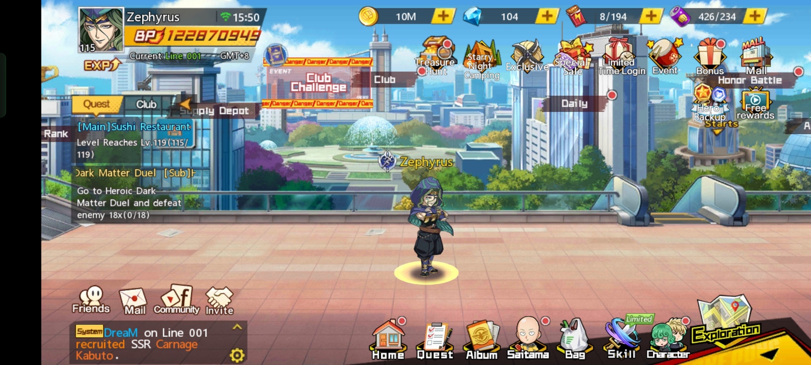 One Punch Man: The Strongest Việt nam SEA | (Đã bay)Cần bay con acc sv ...