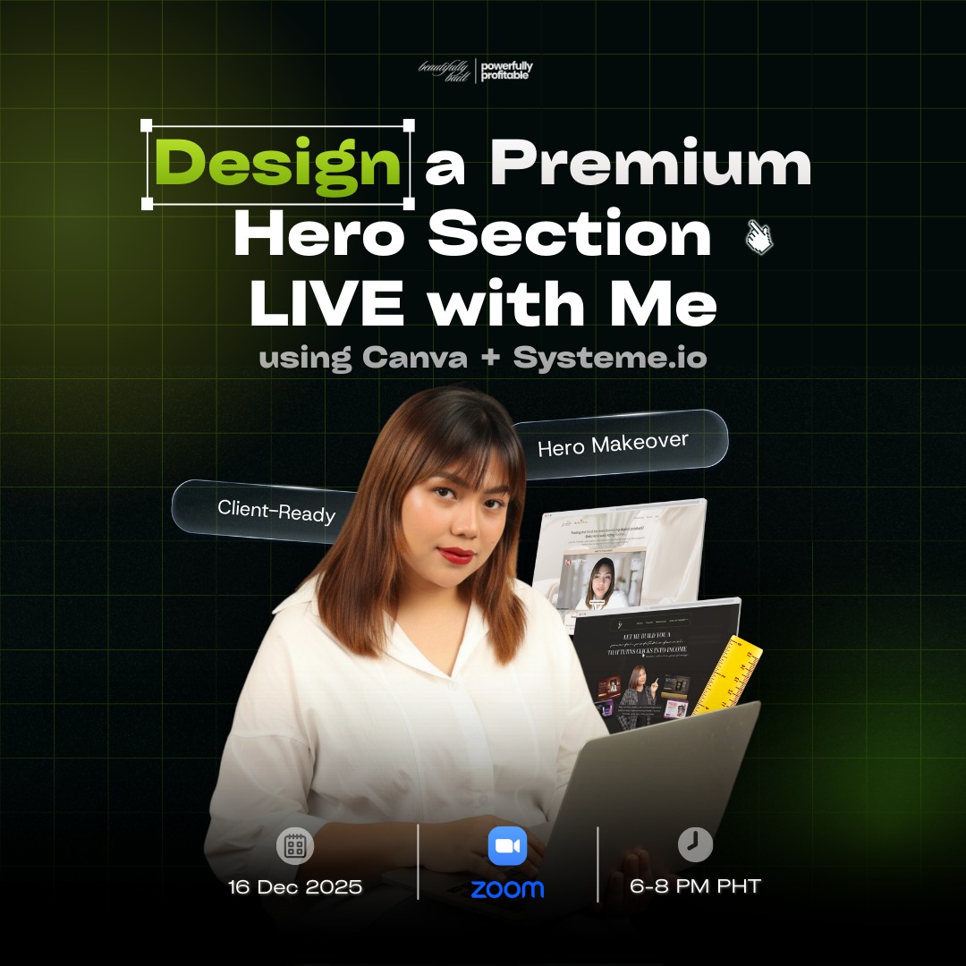 Yanz Cruz - Design a Premium Hero Section — LIVE With Me... | Facebook