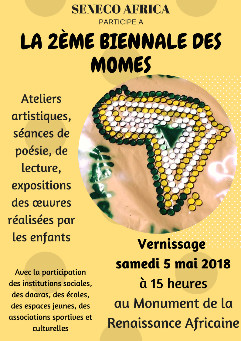 Seneco Africa - Retrouvez nous à la Biennale des enfants à...