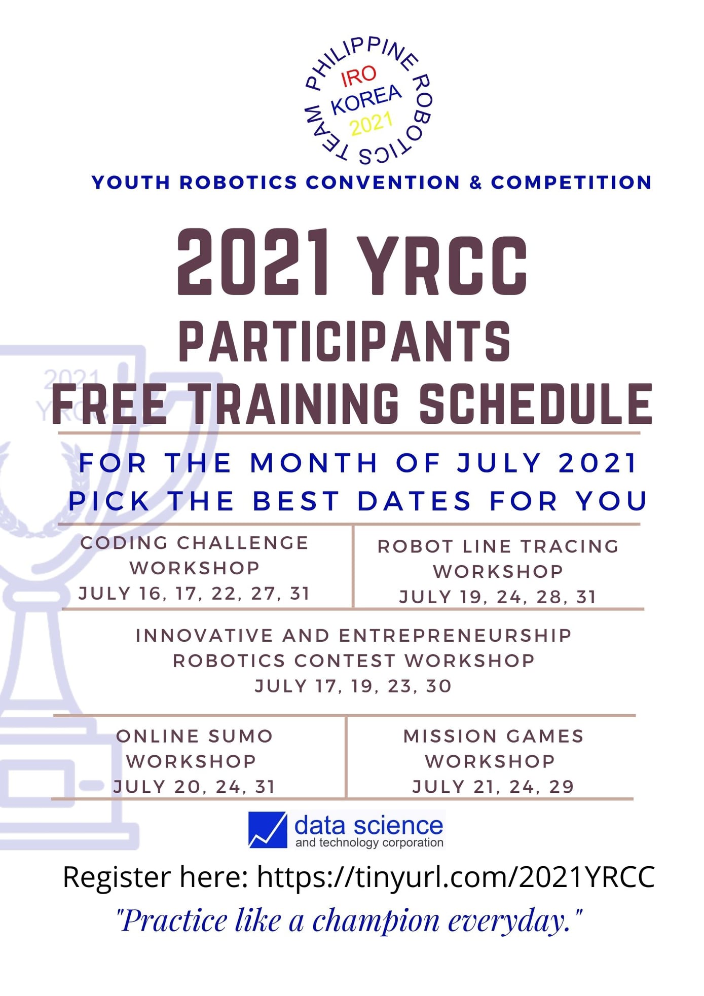 Free Trainings... - Data Science and Technology Corporation