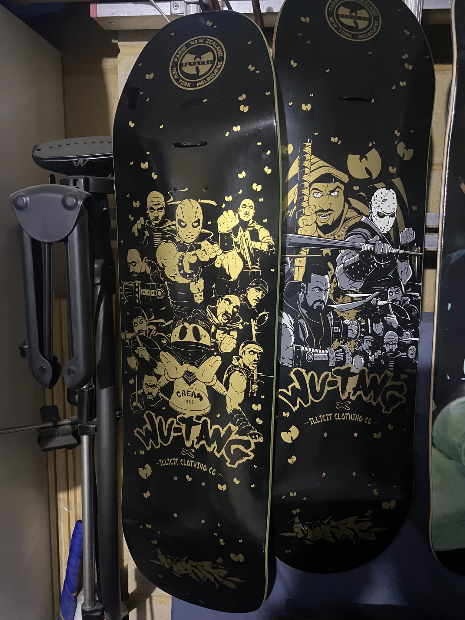 Wu Tang Clan Magenta Skateboards collab now in store #hiphop