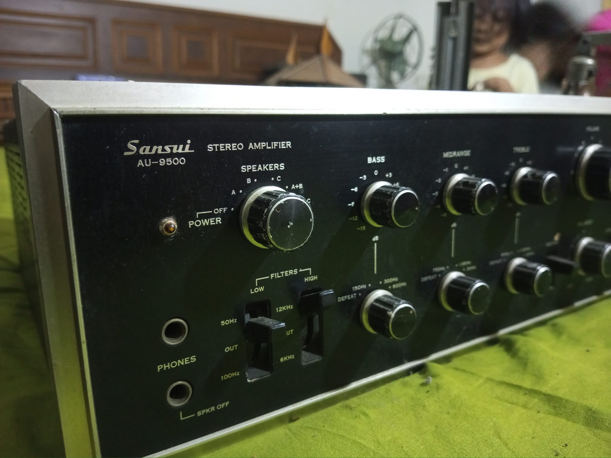 One of my collection : Sansui AU-9500 It's my father's legacy