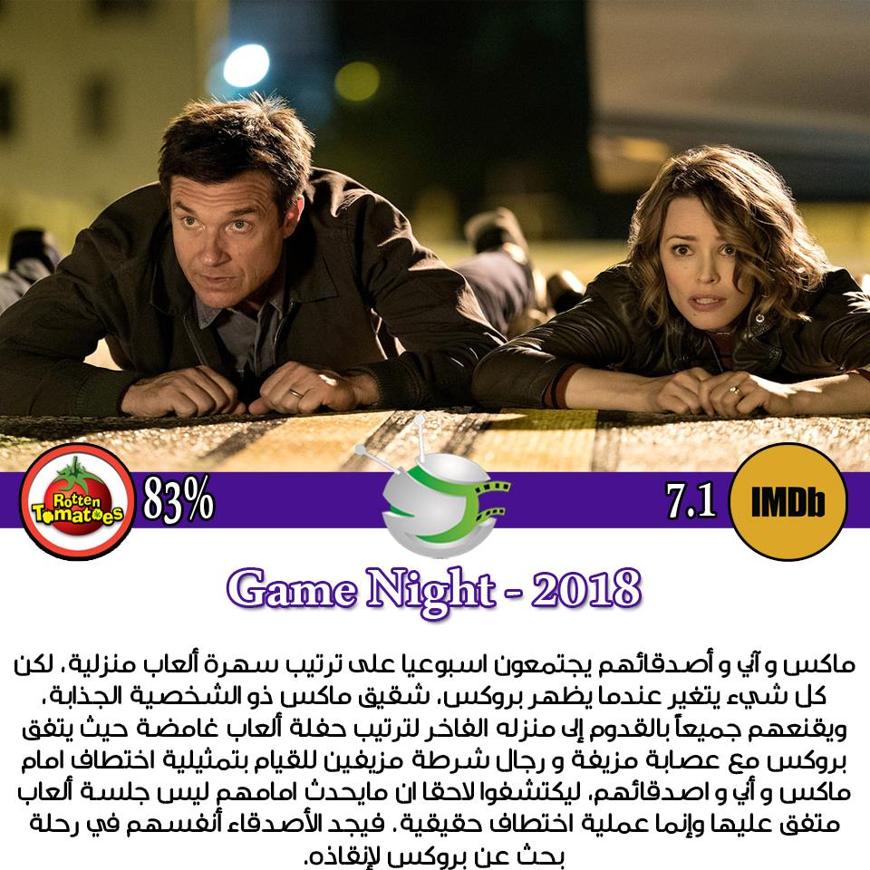 Game Night 2018 ‧ Comedy/Action ‧ 1h 33m