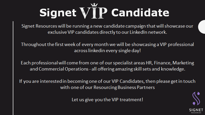** ATTENTION – NEW CAMPAIGN LAUNCHING... - Signet Resources