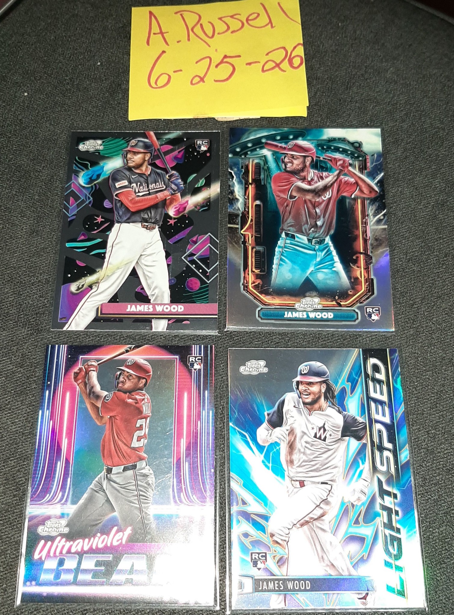 James Wood 2025 Topps Online Redemption Card Details