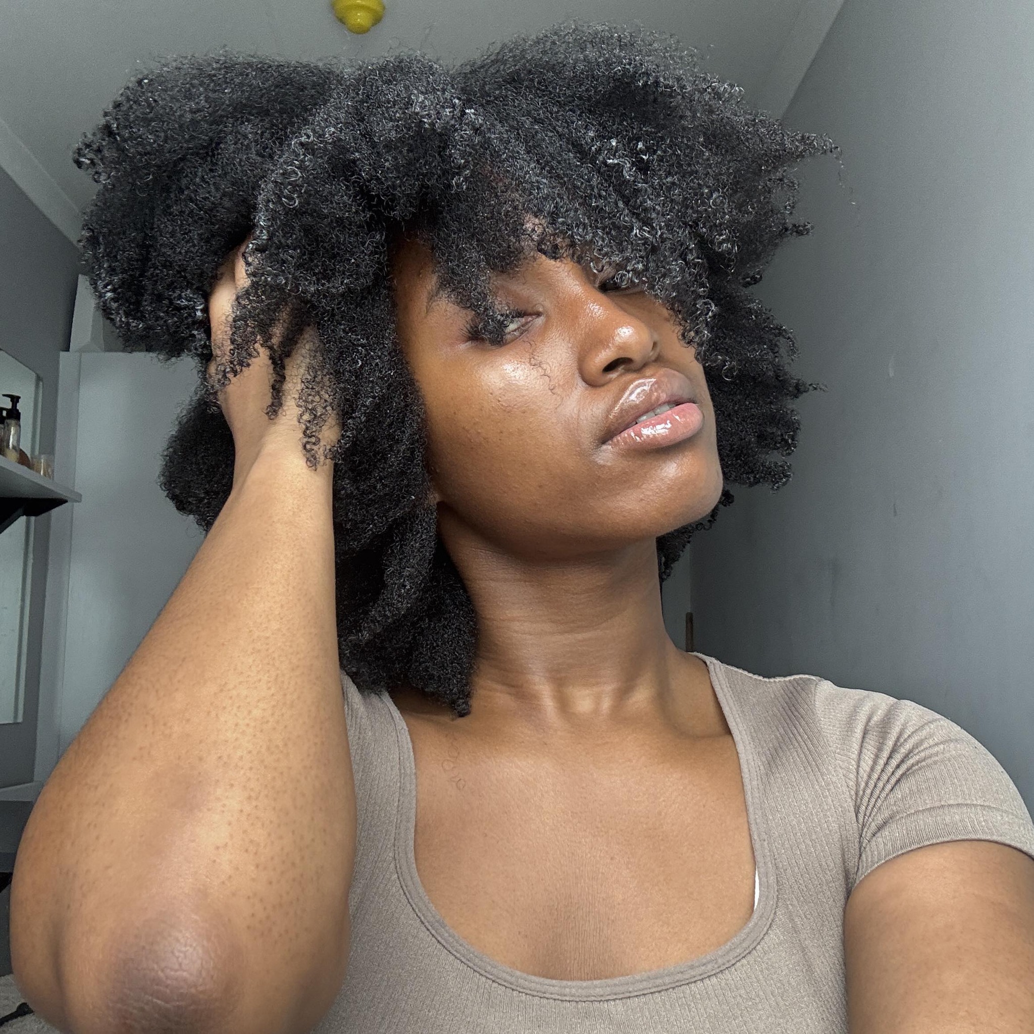 “Untidy hair”💔 #fyp #naturalhair #tutorial #afro #4chair | Afika Ngubane