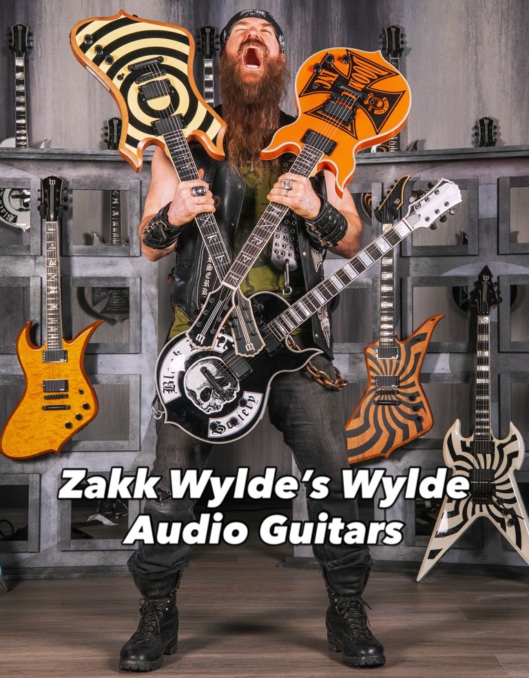 Zakk Wylde's Wylde Audio Guitars with EMG pickups
