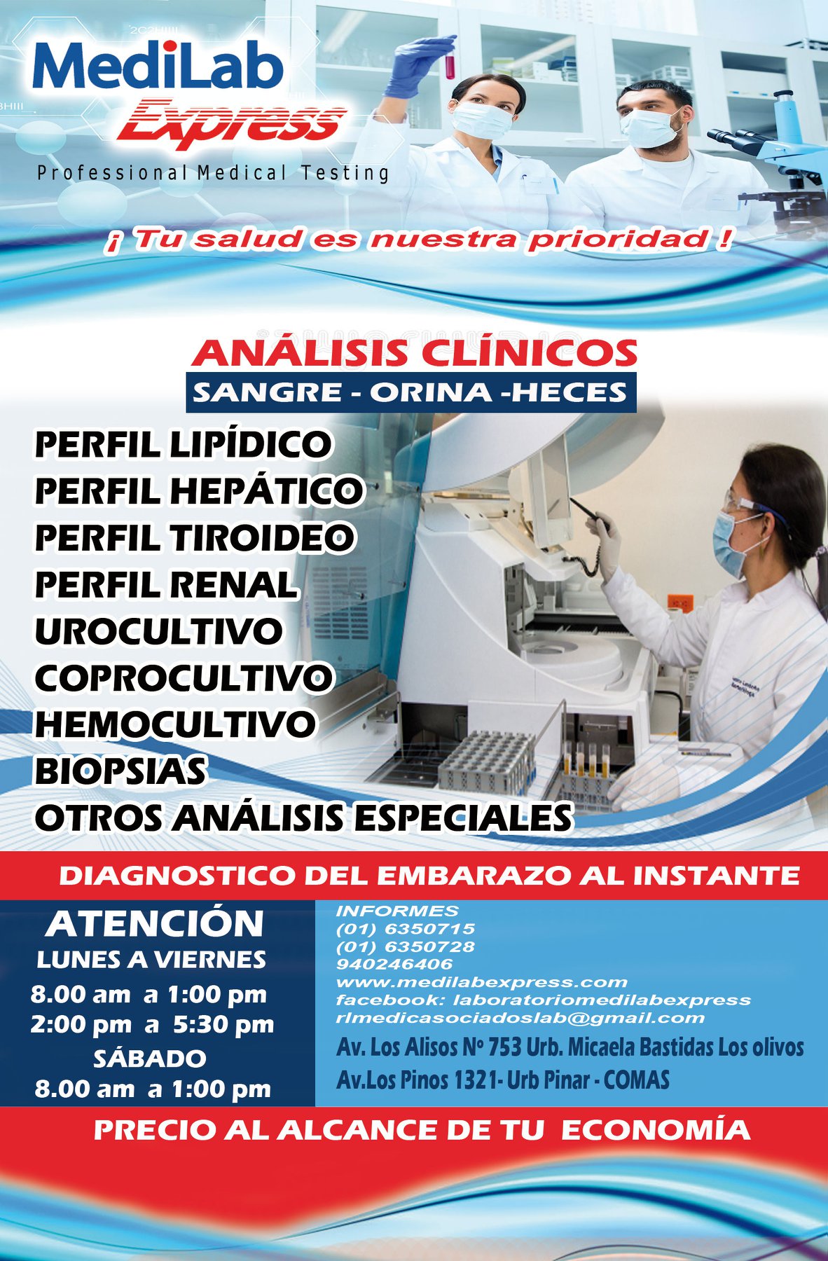 Laboratorios Medilab Express