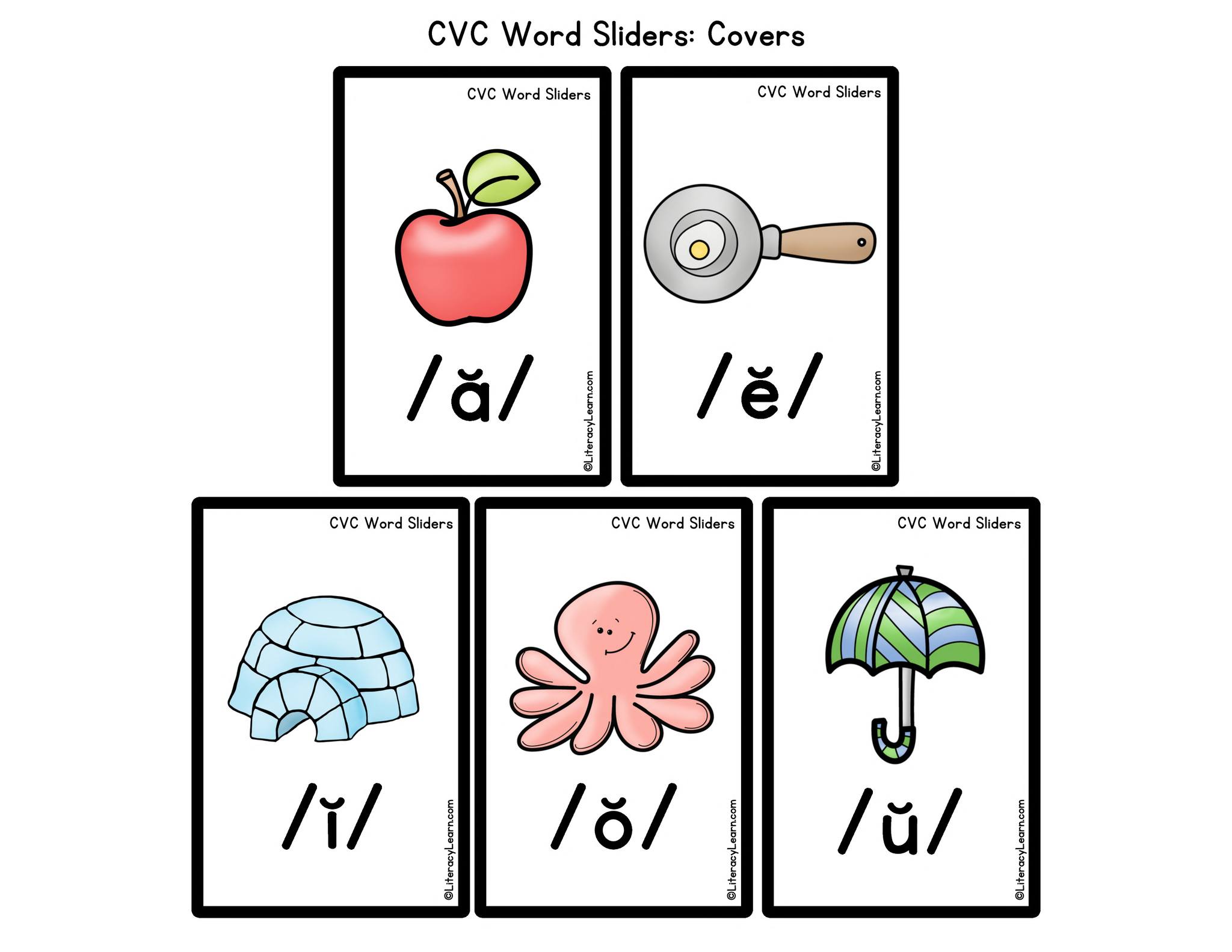 Grade 1 | CVC Word Sliders | Facebook