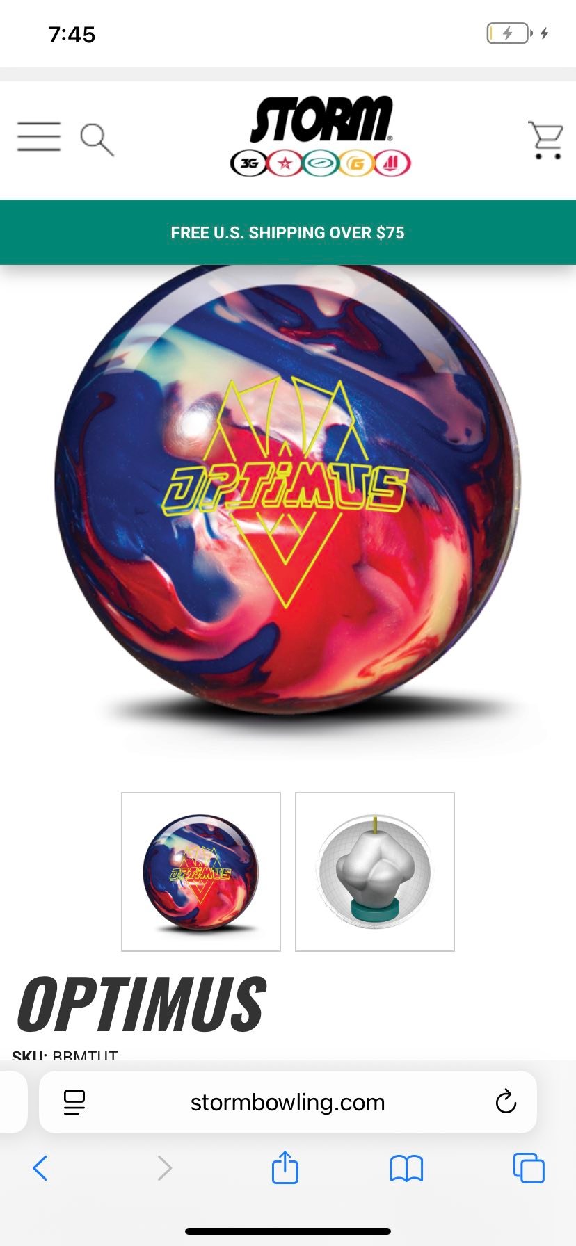Where to find Storm Identity Belmo and Optimus bowling balls?