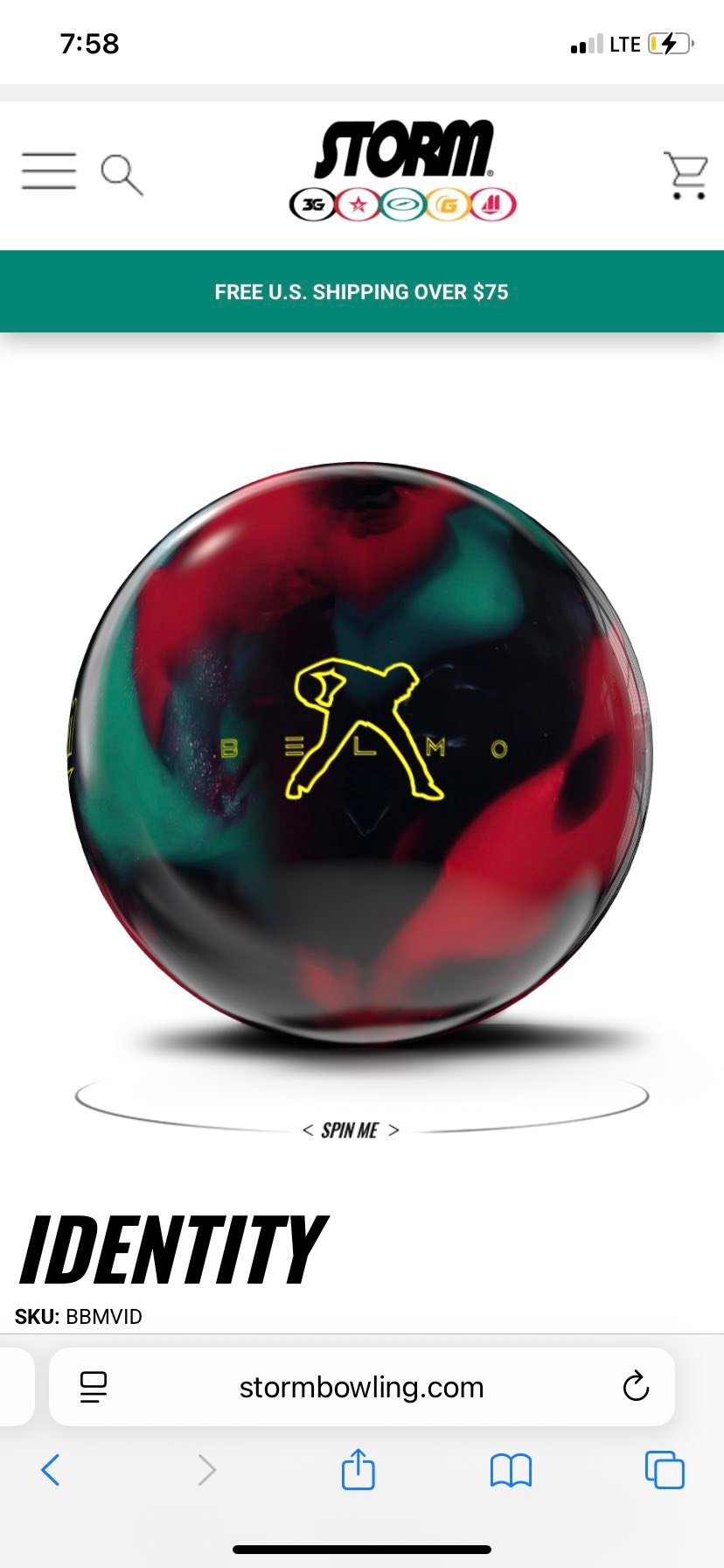 Where to find Storm Identity Belmo and Optimus bowling balls?