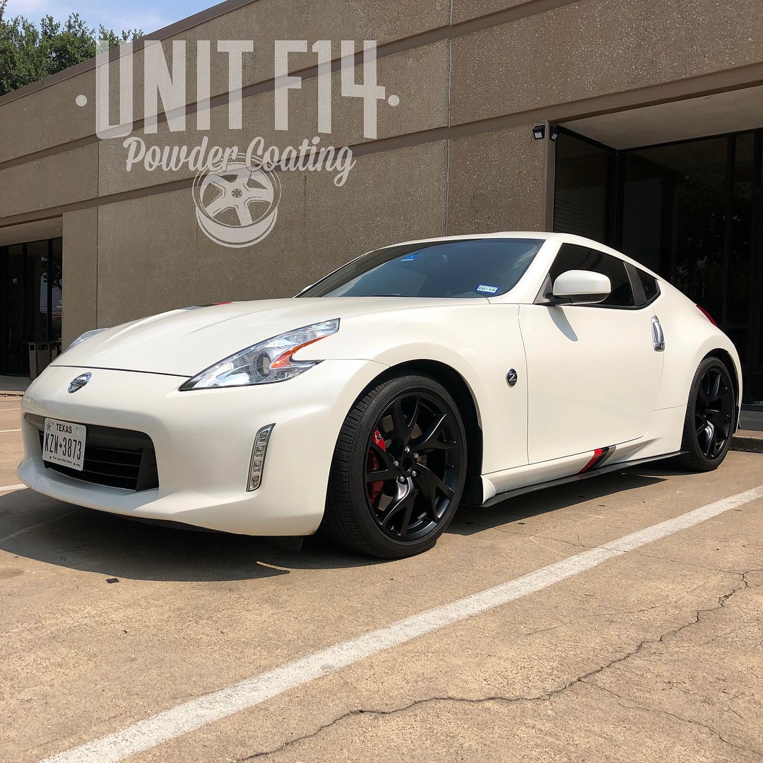 Nissan 370Z wheels in Denim... - Unit F14 Powder Coating