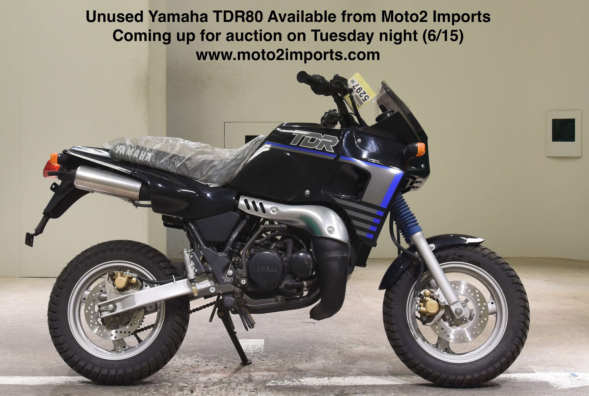 Unused Yamaha TDR80 minibike Available for US Import/Sale from 