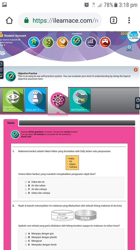 Ilearn Ace Genius Siaran Facebook