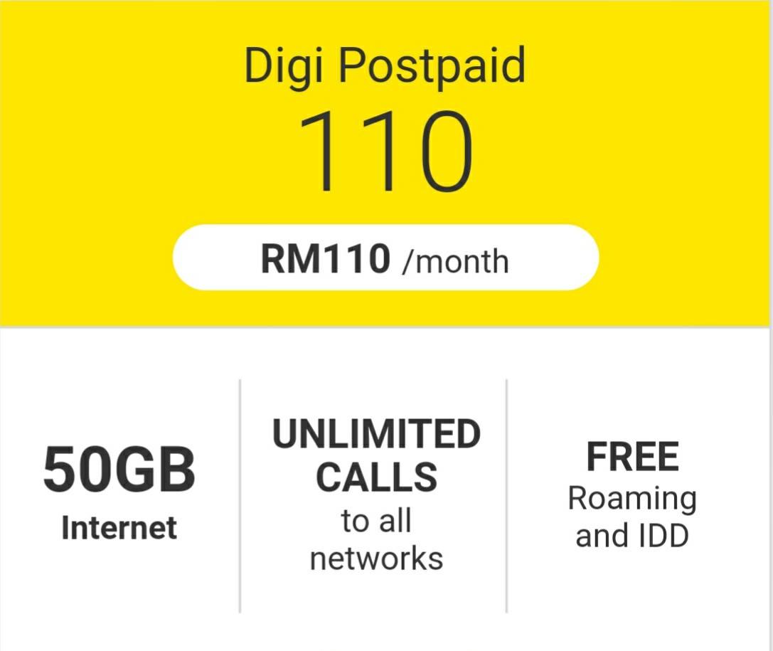 Digi Postpaid Plan.... - Simkad Postpaid Pelbagai Telco | Facebook