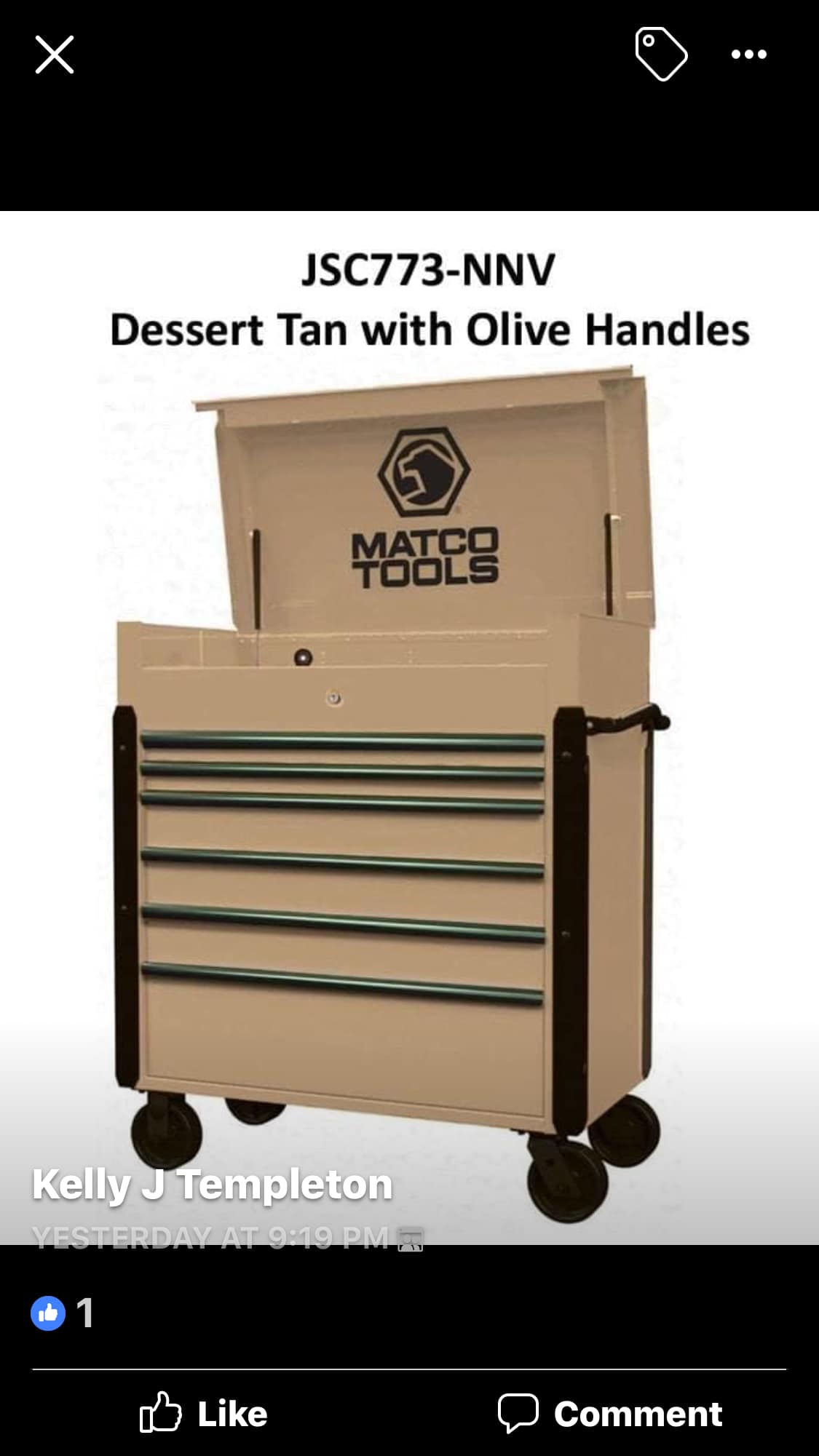 New color JSC Service Cart - Matco Tools Of Stamford | Facebook