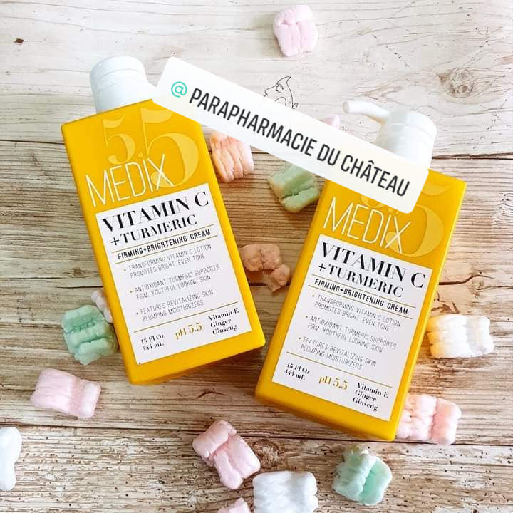 Duo Medix 5.5 Lait Corporel & Savon Éclaircissant à La Vitamine C Et Curcuma