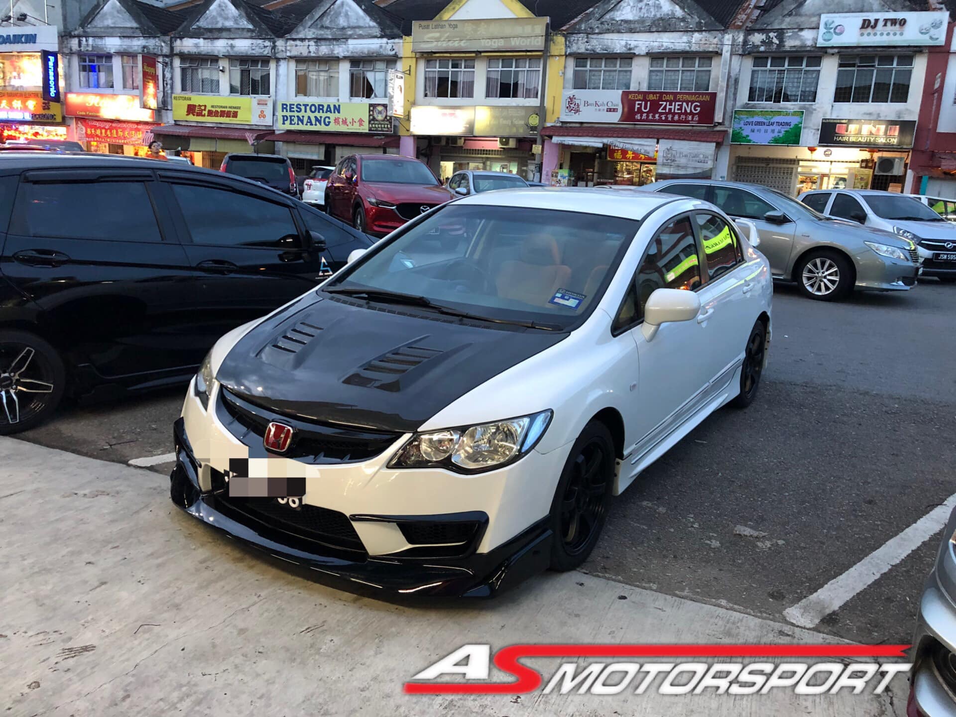 As Motorsport - Honda Civic FD Type R bumper Js Racing...