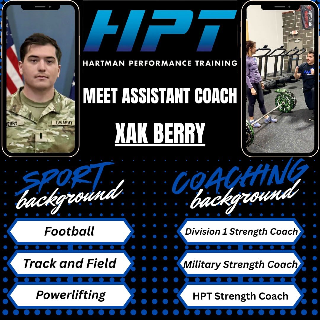 🚨Coach Reintroduction:... - Hartman Performance Training | Facebook