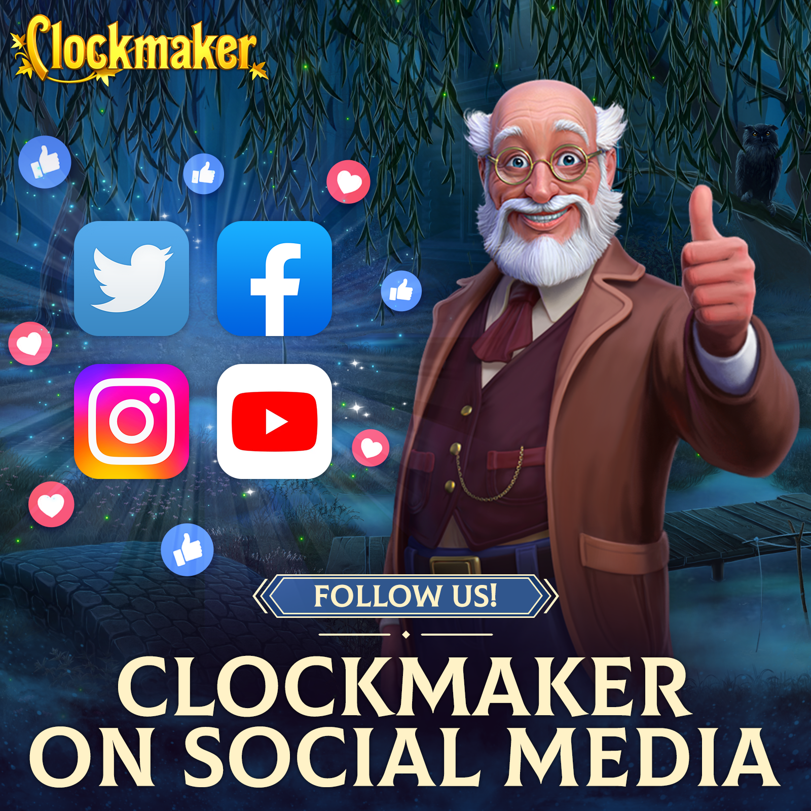 Clockmaker - Did you know that Clockmaker can be followed on several ...
