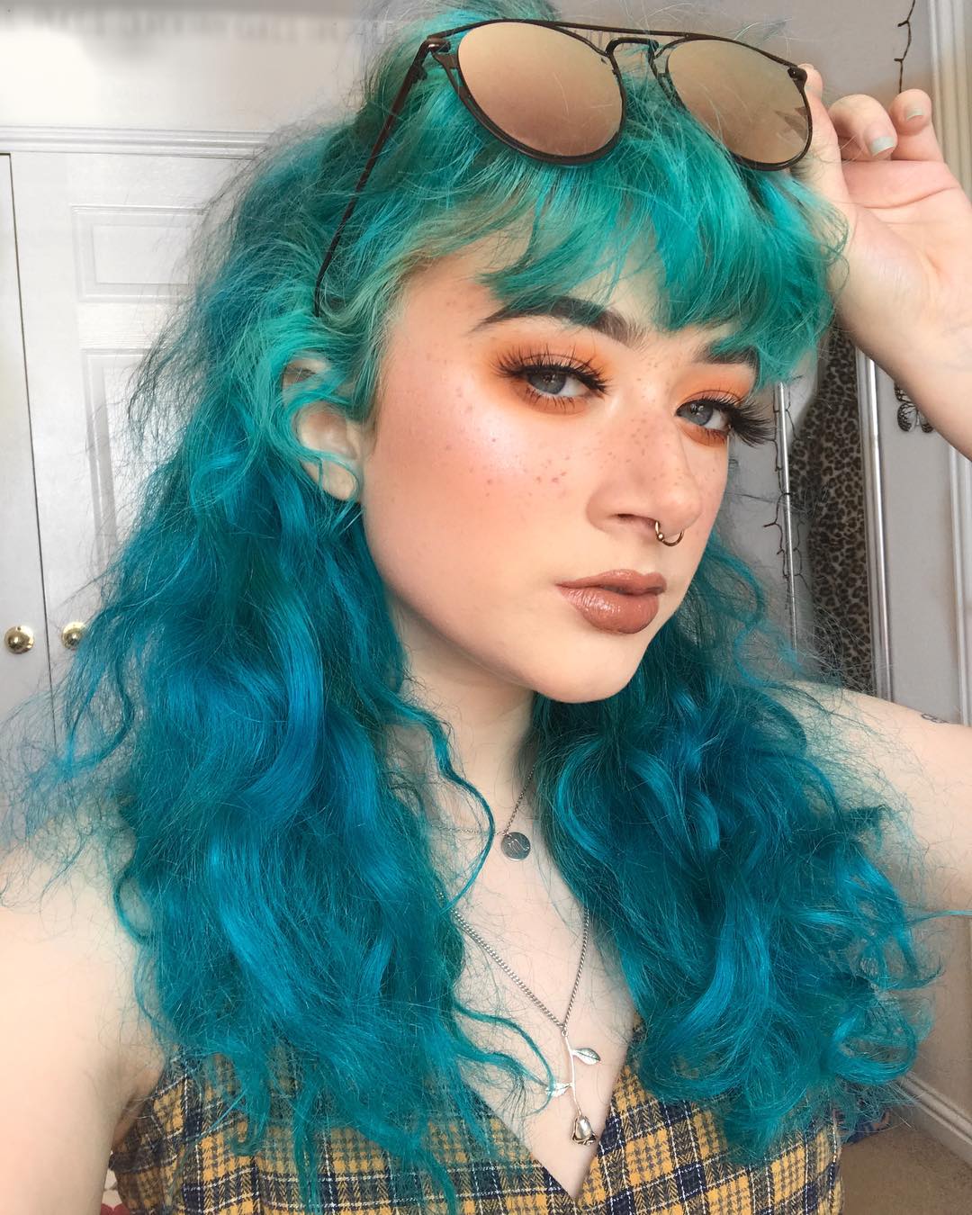 This Custom Blue Created With Aquamarine Arctic Fox Hair