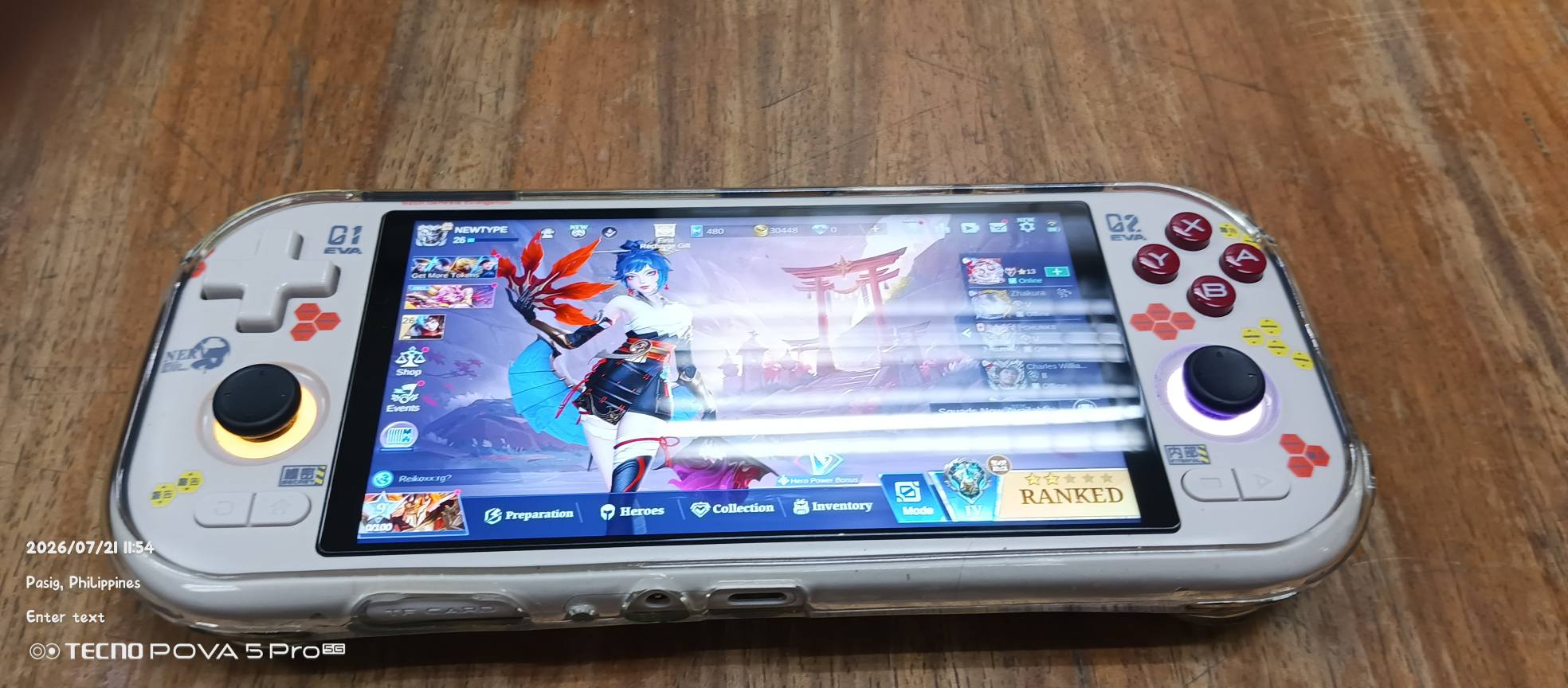 🎮KINHANK K36 CPU:RK3326 can play up to PSP Games Available Color