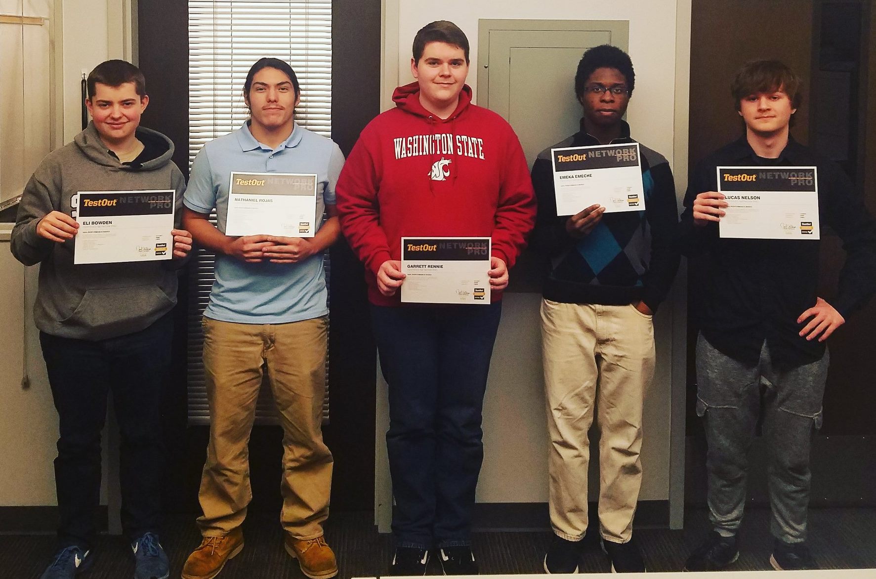 STUDENT SUCCESS! All five of... - Pierce County Skills Center