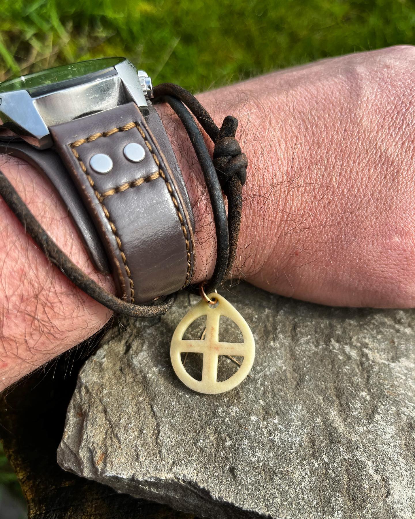 The runes slightly faded, the antler worn, but it’s power in wyrd ...