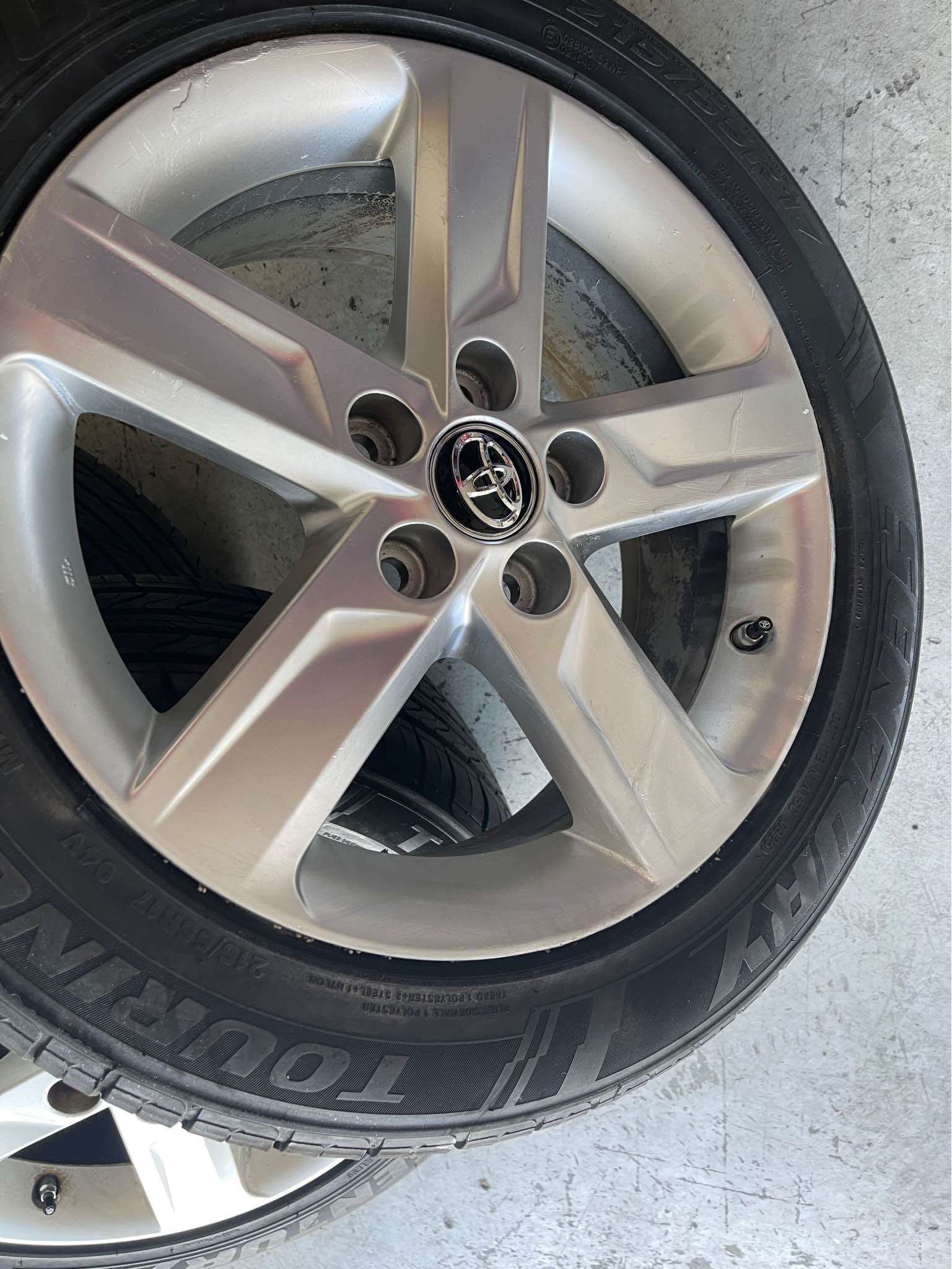215/55/17 very good rims with almost new tires for Toyota Camry from ...