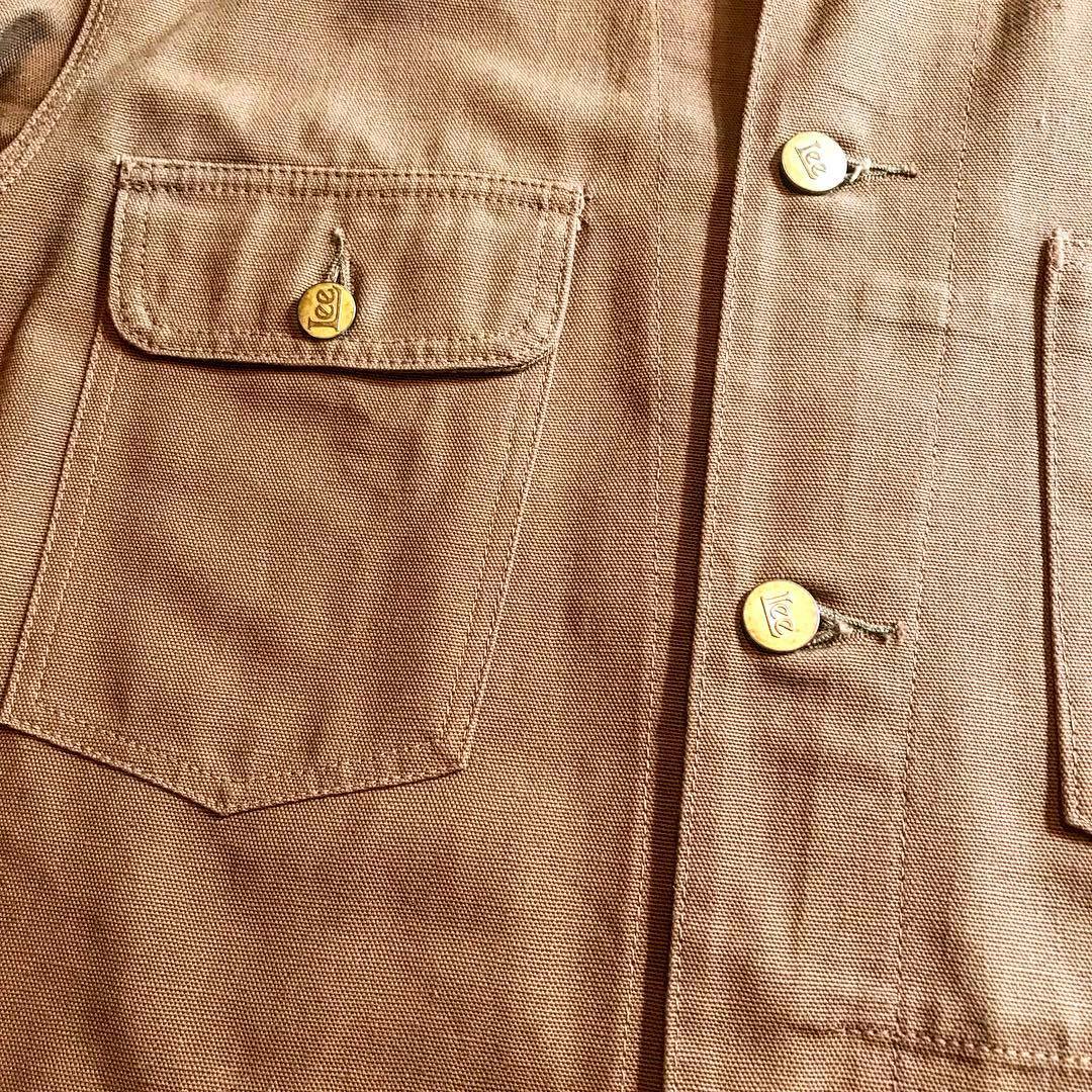 Lee 92-j LOCOJACKET ブラウンダック生地のカバーオールです!!! チン