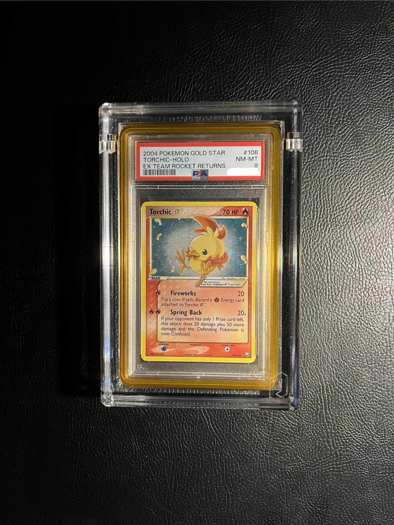 What is the value of a PSA 10 graded 2004 Pokémon Gold Star