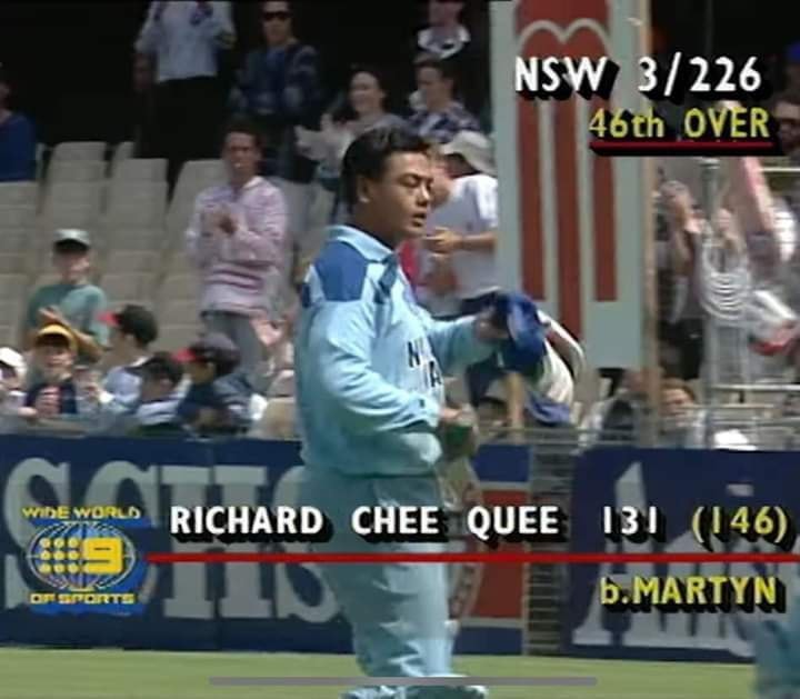 Australian - Richard Chee Quee, who was the second player of Chinese ...
