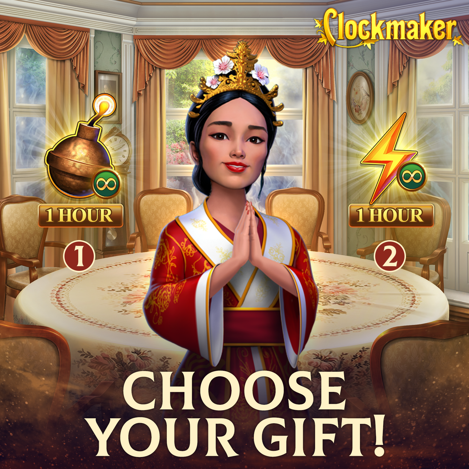 Clockmaker - Which gift will you get this week? 🤔 It's time to make a ...