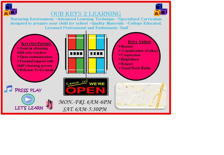 Keys 2 Learning Daycare Academy and Prep School | New York NY